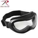 Rothco Tactical Goggles, tactical goggles, black with clear lens, black clear lens, goggles, eyewear, glass lenses, eyewear goggles, military goggles, anti-fog, anti-scratch, anti fog, anti scratch                                        