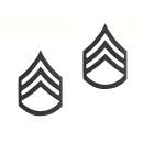 Staff Sergeant Polished Insignia, staff sergeant insignia, insignia, pin, SSgt, rothco