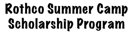 Rothco Summer Camp Scholarship Program
