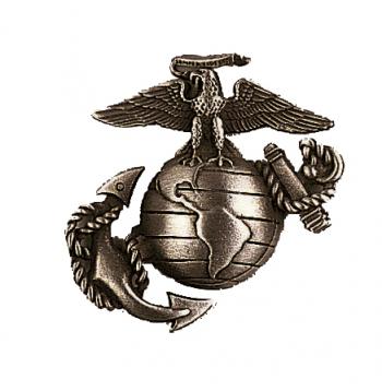 USMC Cap Pin, subdued usmc cap pin, marines cap pin, cap pin, cap pins, subdued marines cap pin, usmc, marines