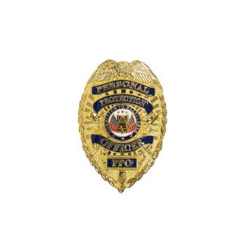 Rothco Personal Protection Officer (PPO) Badge, bodyguard badge, ppo badge, personal protection officer, badges, public safety badges, personal officer, bodyguard officer, special officer, personal officer badge, officer badge, shields, security shield, guard shield, nickle plated, pin back, badge, shield, gold badge, gold shield, gold PPO shield, security, silver badge, silver shield, silver PPO shield, silver PPO badge,