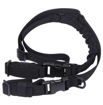 rothco deluxe tactical 2-point sling, 2 point sling, gun sling, sling, shooting supplies, military rifle sling, tactical rifle sling, shooting equipment, two point sling, 2 point tactical sling, tactical slings, military sling, shooting sling, bungee rifle sling, convertible rifle sling, convertible sling, single point rifle sling, single point sling, 1 point rifle sling, 1 point sling
