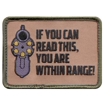 Rothco ''If You Can Read This'' Patch, Hook Backing, hook and loop, if you can read this, patch, morale patch, airsoft patch, rothco patch, patches, rothco airsoft patch, airsoft morale patch, tactical patches, military morale patches, funny morale patches, moral patch, military velcro patches, tactical airsoft morale patches, airsoft morale patches, airsoft patches, morale patch