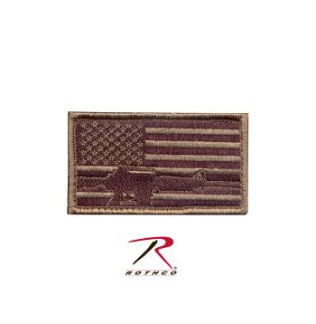 Rothco Subdued Flag, Rifle Patch, Hook Backing, flag rifle patch, airsoft patch, patches, subdued, morale patch, rothco morale patch, airsoft morale patch, subdued flag patch, flag and rifle patch, tactical patches, military morale patches, funny morale patches, moral patch, military velcro patches, tactical airsoft morale patches, airsoft morale patches, airsoft patches, morale patch
