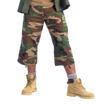 mens capris, three quarter pants, cropped pants, 6 pocket pants, fatigue pants, cargo capri pants, mens cargo pants, 3/4