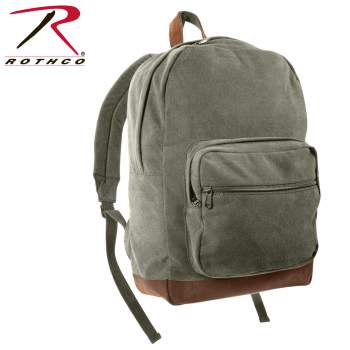 canvas backpacking pack
