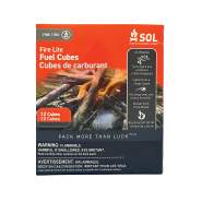 Sol Fire Lite Fuel Cubes, cooking, heating, fuel, survival, campfire starter, campfire, campfire cooking, survival kit, survival gear, fire starter,