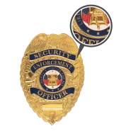 Rothco Flexible Security Badge, security badge, flexible badge, bendable badge, police badge, security officer badge, law enforcement badge, police officer badge, badge, officer badge, security guard badge, private security badge, security officer shield, cop badge