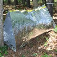 survival tent, silver reflective tent, tent, emergency supplies, camping supplies, outdoor supplies, outdoor gear, bug out bag supplies, prepper gear, survival gear, tents, 