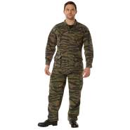 Rothco Vintage Vietnam Fatigue Shirt Rip-Stop, fatigue shirt, vintage fatigue shirt, Vietnam fatigue shirt, Vietnam era shirt, button down shirt, bdu shirt, bdu fatigue shirt, military shirt, army shirt, tiger stripe shirt, fatigue clothing, vietnam gear, vietnam shirt, vintage military shirts, vietnam era jungle fatigues, jungle fatigues, ripstop shirt, vietnam tiger stripe shirt