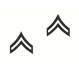 Rothco Corporal Polished Insignia, corporal, corporal insignia, insignia, corporal pin, pin