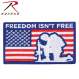 Rothco Freedom Isn't Free Patch With Hook Back, freedom isn't free, freedom is not free, freedom isn't free patch, freedom is not free patch, freedom is not free apparel, freedom patch, us freedom patch, us flag patch, us army flag patch, us flag patch velcro, us flag velcro patch, American flag patch, American flag velcro patch, American flag patch for jacket, morale patch, airsoft patch, paintball patch, milsim patch, military patch, tactical patch 
