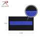 Rothco Thin Blue Line Patch With Hook Back, thin blue line patches, thin blue line, the blue line, thin blue line flag, black and white american flag, tactical patches, blue line police, blueline police, police flag, blue line flag, police symbol, black flag with blue stripe, thin blue line patch, morale patches, thin blue line patch, thin blue line flag patch,