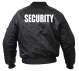 Rothco,MA-1,Flight Jacket,Security,security jacket,security wear,ma-1 jacket,security clothing,security gear,bomber jacket,black,uniform jackets, security guard jacket, security jackets, security guard